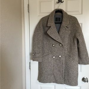 Zara double breasted coat size large